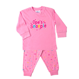 Fun2Wear - Pyjama Opa's Snoepie - Roze - Maat 98 - Meisjes
