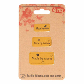 OPRY SKAI-LEREN LABELS MADE BY MAMA - Goud