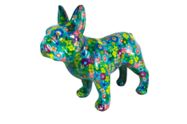 Pomme Pidou Spaarpot Spaarpot Bulldog Jack Gele Bloemen