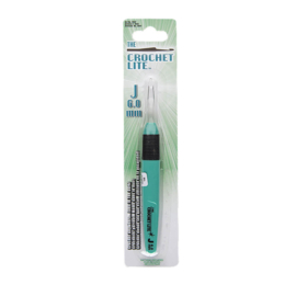 The Crochet Lite Haaknaald J 6,0 mm  - kleurgroen