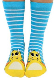 Oddie the Dragon papa, mama, baby sokken - Matching sokken voor Mummy, daddy and me - Draken editie
