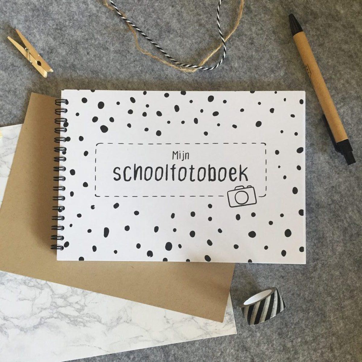Mijn schoolfotoboek A5 - invulboek - Studio Thoés