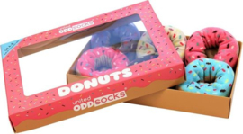 Odd Socks - Mismatched socks - cadeaudoos met 6 verschillende sokken - donut sokken - maat 37/42