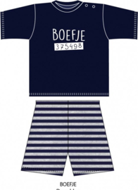 Fun2Wear - Shortama Boefje - Navy Blauw - Maat 86
