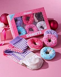 Odd Socks - Mismatched socks - cadeaudoos met 6 verschillende sokken - donut sokken - maat 37/42