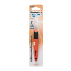 The Crochet Lite Haaknaald E 3,5 mm - kleur rood