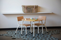 Leopard Tapijt Lichtblauw 145x160cm |Childhome