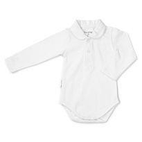 Frogs and Dogs - Polo Romper - Wit - Maat 56 - Meisjes