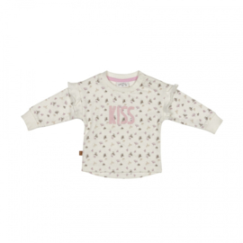 Frogs and Dogs - Winter Flower Shirt Kiss - Maat 80 - Meisjes