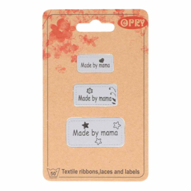 OPRY SKAI-LEREN LABELS MADE BY MAMA - Grijs