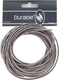 Waxkoord 1mm x 5 mtr kleur Grijs 004