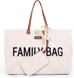 Childhome - FAMILY BAG VERZORGINGSTAS - Teddy Ecru
