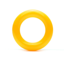 Plastic Ringetjes - zak à 5 stuks - 30 mm - Geel -  645