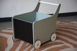 LOOPWAGEN - HOUT - MINT
