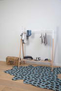 Leopard Tapijt Lichtblauw 145x160cm |Childhome