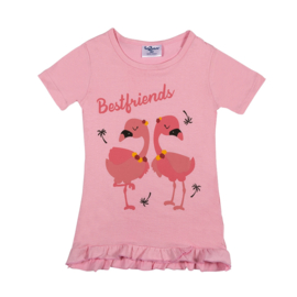 Fun2Wear - Flamingo nachthemd - Roze 