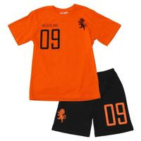 Fun2wear Shortama Elftal Oranje Zwart - maat 98