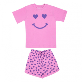 Smiley  Fuchsia Shortama