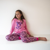 Frogs and Dogs - Pyjama Luipaard - Licht Roze - Maat 92 - Meisjes