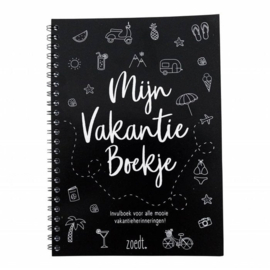Vakantie invulboekje