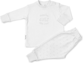 Frogs and Dogs - Pyjama Basic - Wit - Maat 68 - Jongens, Meisjes