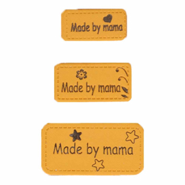 OPRY SKAI-LEREN LABELS MADE BY MAMA - Goud