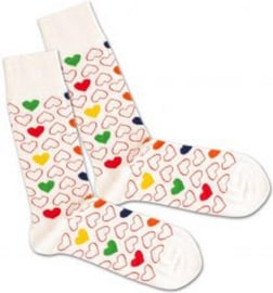 Dilly socks Empty Heart sokken - maat 36-40