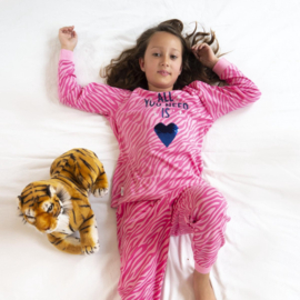 Frogs and Dogs - Pyjama All You Need - Roze Blauw - Maat 104 - Meisjes