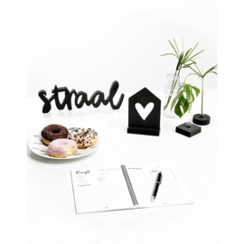Zoedt - STRAAL van zwart hout