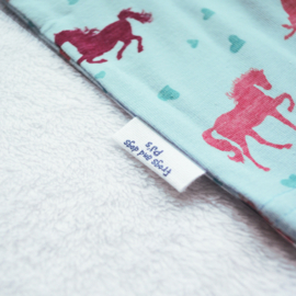 Frogs and Dogs - Pyjama Horse Aqua - Aqua - Maat 128 - Meisjes