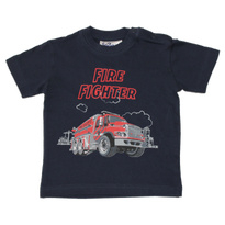Fun2Wear - Shortama Fire Fighter - Blauw - Maat 68 - Jongens
