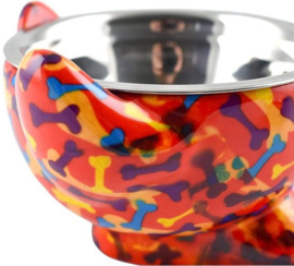 Pomme pidou Drinkbak - Medium - Red Bones