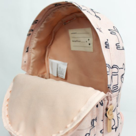 Kidzroom Paris Beasties Rugzak Meisje - Rugtas Kind - 2 t/m 6 jaar - Roze - Unicorn