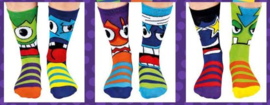 Odd Socks - The Stress Heads heren sokken 6 verschillende in een doos 39-46