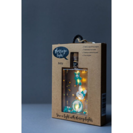 Messagelights Message in a Bottle - wenskaart - BABY - lichtjes