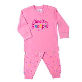 Fun2Wear - Pyjama Oma's Snoepie - Roze - Maat 98 - Meisjes