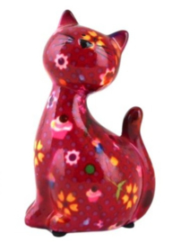 Pomme Pidou Spaarpot Kat Caramel Small 001 (8.2 x 6.8 x 13 cm - Keramiek)