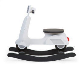 Childhome Hobbelfiguur Scooter 69 Cm Wit