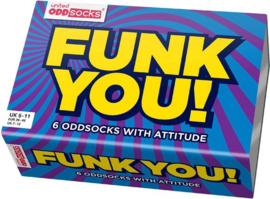 Odd Socks -  6 Heren Sokken - Funk You - Maat 39-46
