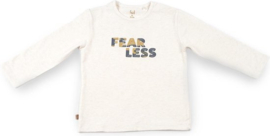 Frogs and Dogs - Shirt Fearless Off - Wit - Maat 50 - Jongens