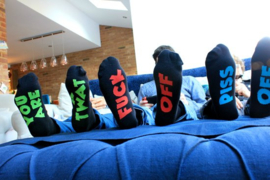 Odd Socks - Heren Sweary sokken - 3 paar in cadeau doos - maat 39-46