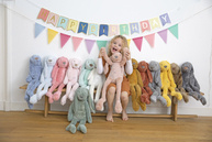  Happy Horse Konijn Richie Knuffel 58cm - Groen - Baby knuffel 