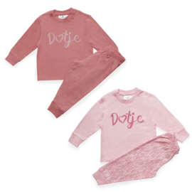 Fun2Wear - Pyjama Dotje Oud - Roze - Maat 128 - Meisjes