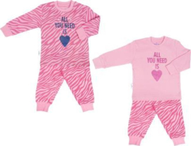 Frogs and Dogs - Pyjama All You Need - Roze - Maat 104 - Meisjes