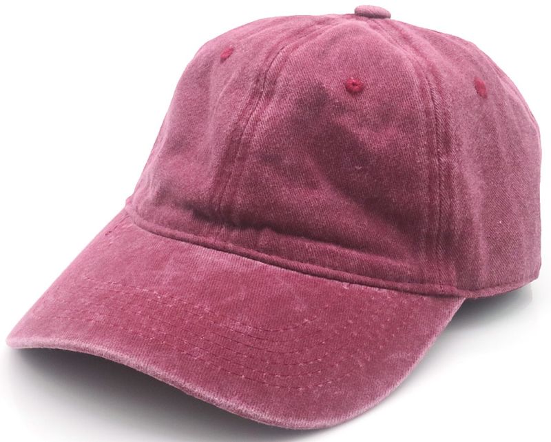 Pet - Vintage Rood - Ademend en Comfortabel - Katoen - Voor Dames en Heren - Ideaal voor Zomer en Sport