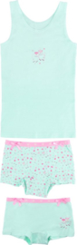 Kinderondergoed Funderwear - Set Alpaca - Mint - Maat 140/146