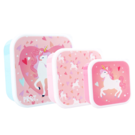 Vadobag Prêt Unicorn Snackbox en Fruitdoos - 3in1