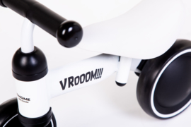 PEUTER LOOPFIETS VROOM - METAAL - WIT