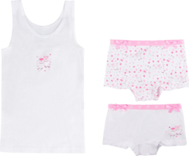 Kinderondergoed Funderwear - Set Alpaca - Wit - Maat 128/134