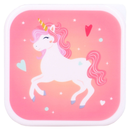 Vadobag Prêt Unicorn Snackbox en Fruitdoos - 3in1